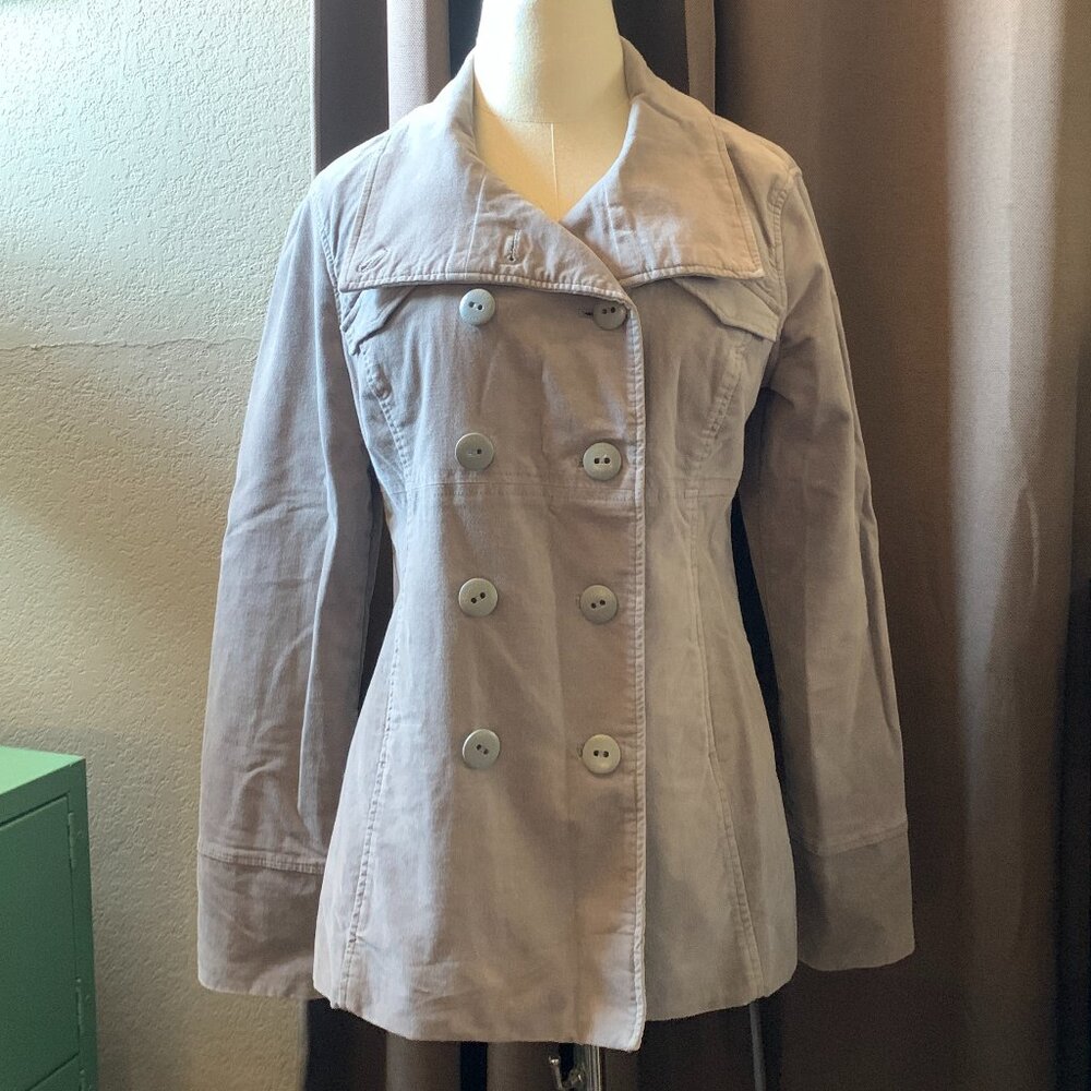 Calvin Klein Gray Pea Coat Style Jacket